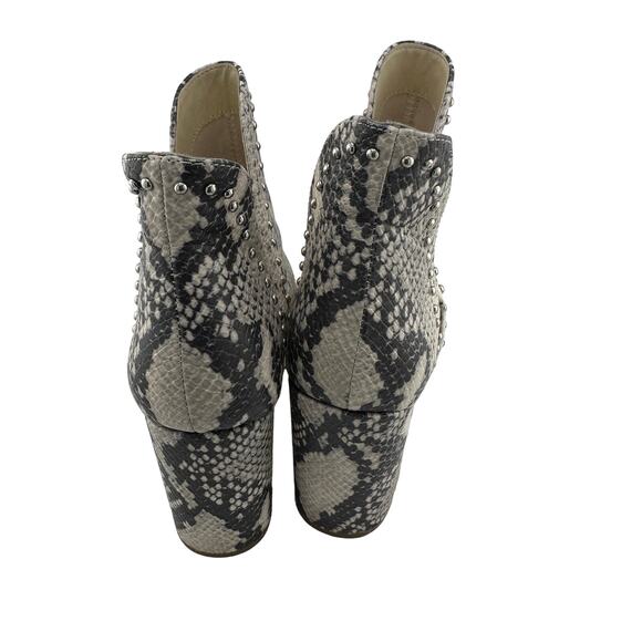 Steve Madden Vegan Snakeskin Slip On Ankle Boot Rockstar 7M - Picture 5 of 6
